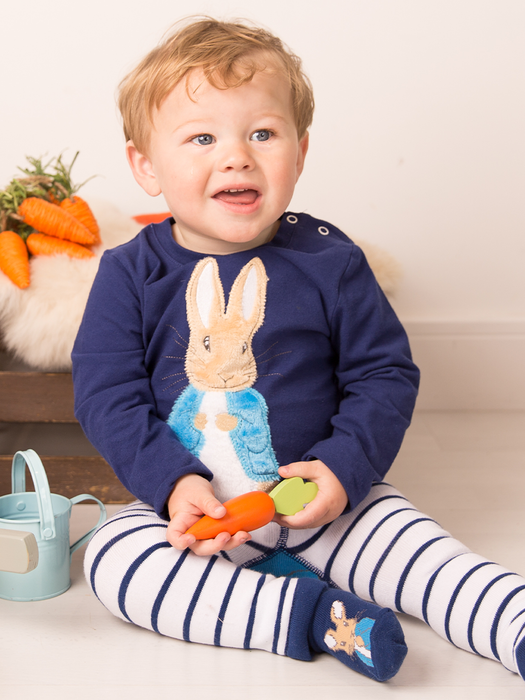 Peter Rabbit Navy Design Leggings
