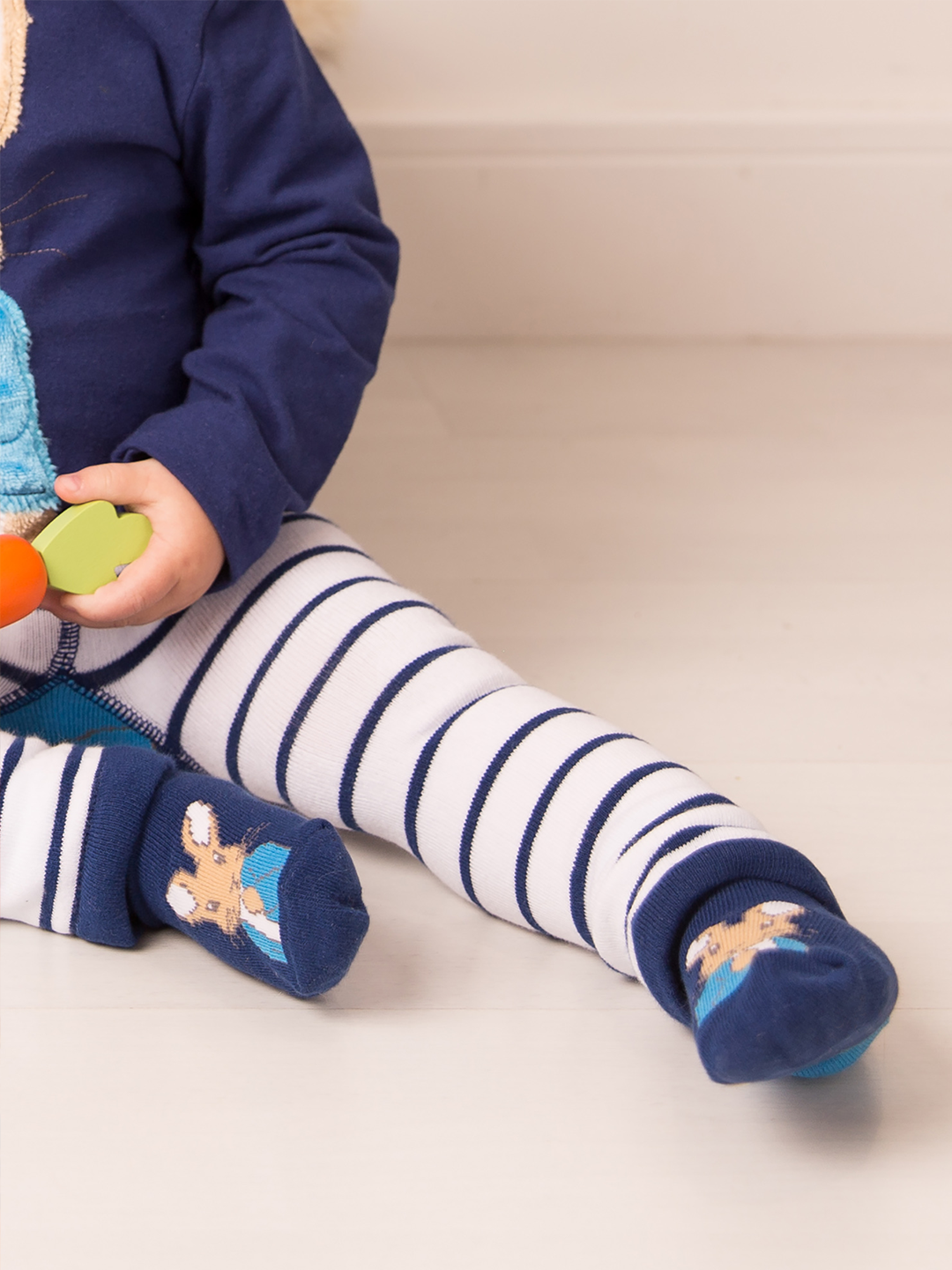 Peter Rabbit Navy Design Leggings