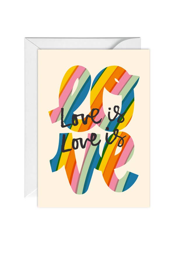 Love Is Love, Greeting Card, Valentines, Love