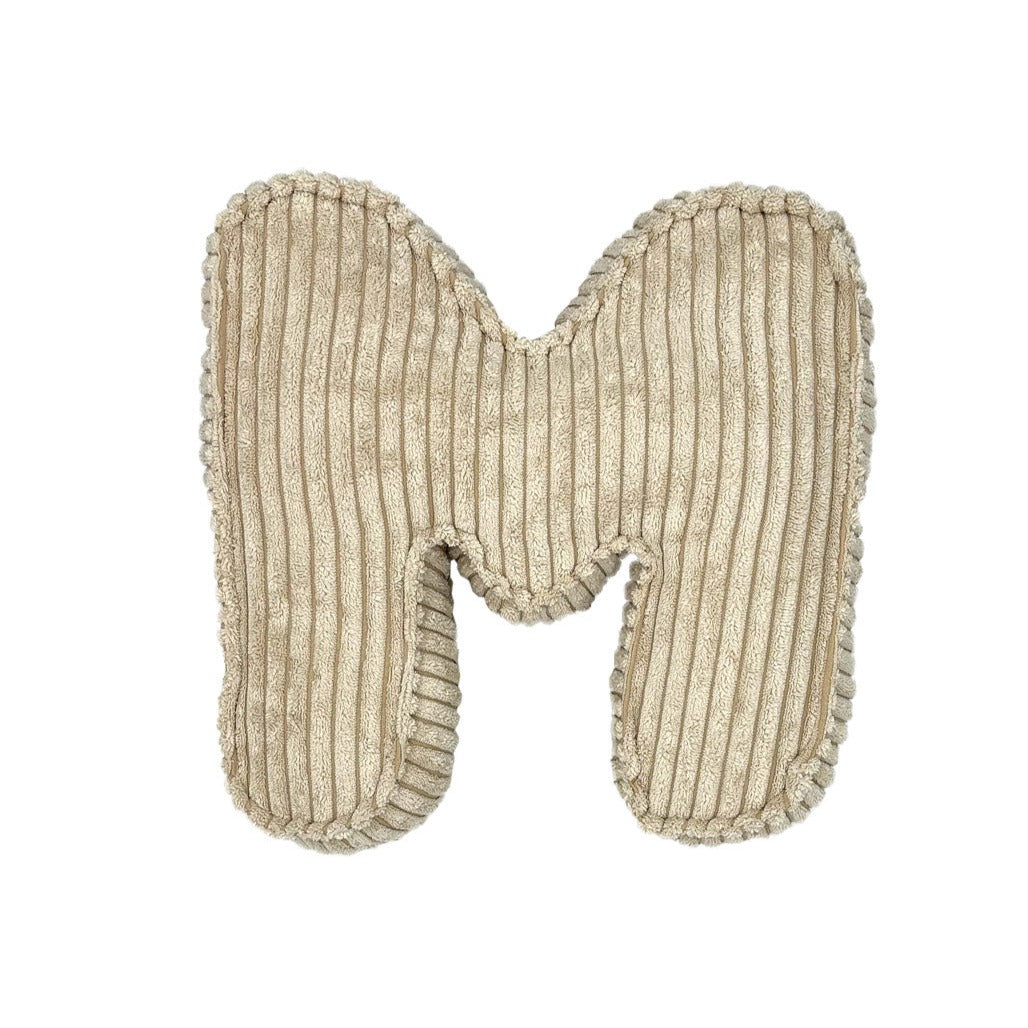 Corduroy Letter Cushion
