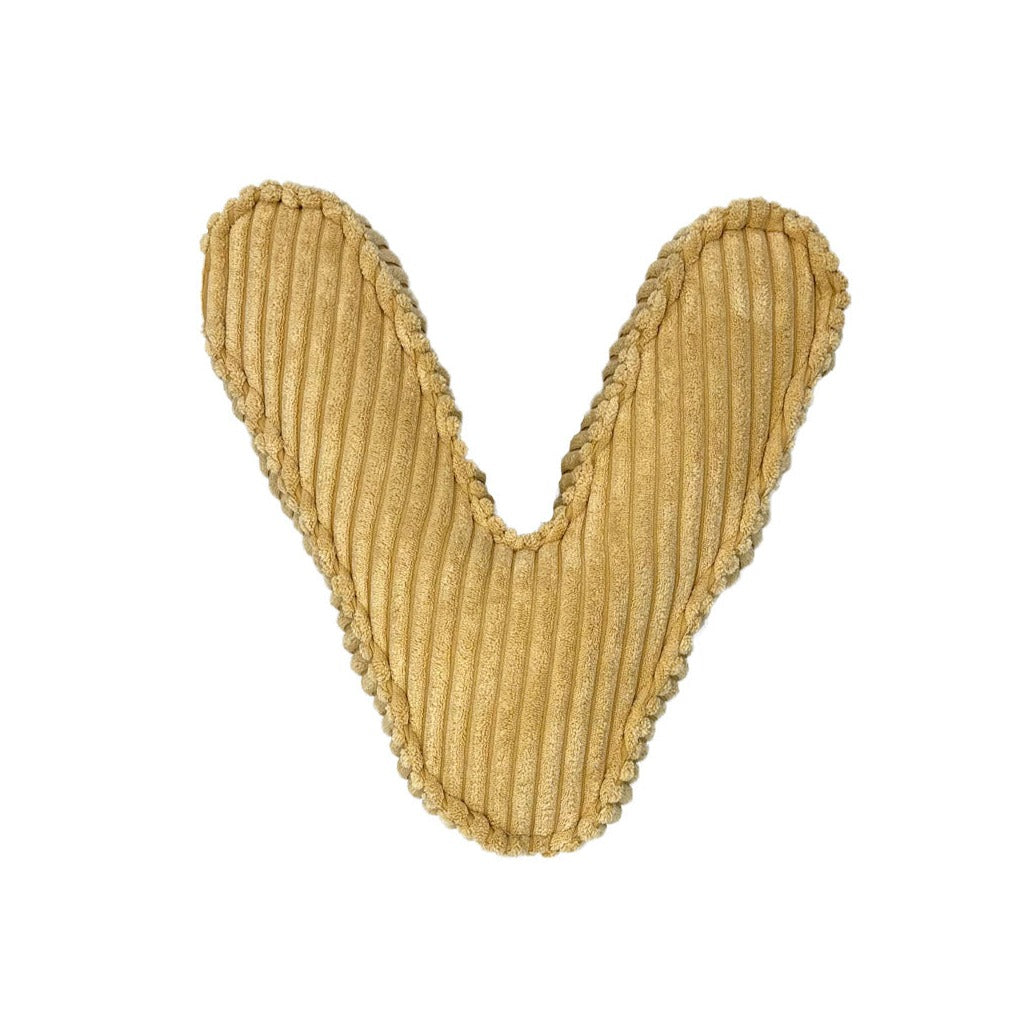 Corduroy Letter Cushion