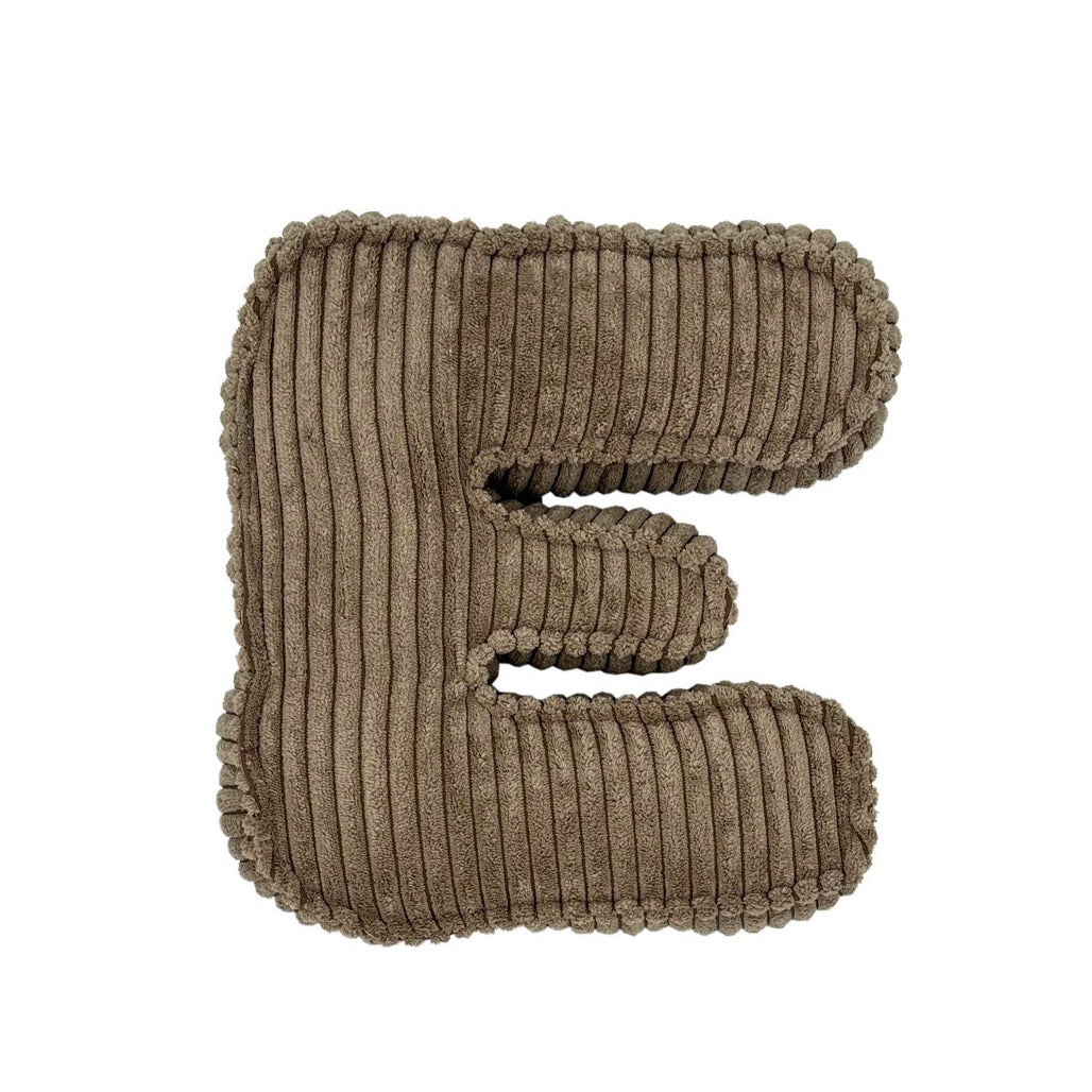 Corduroy Letter Cushion
