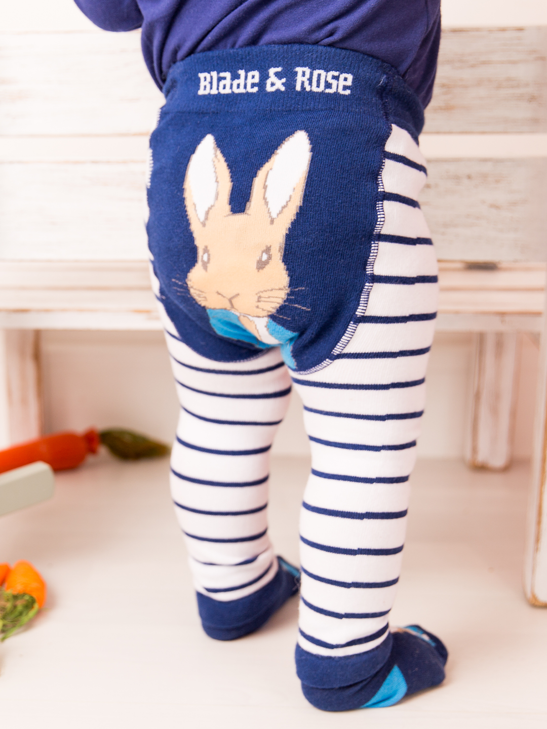 Peter Rabbit Navy Design Leggings
