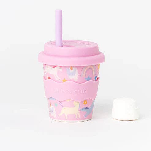 🎁 Pink Unicorn Babychino Cup 4oz (100% off)