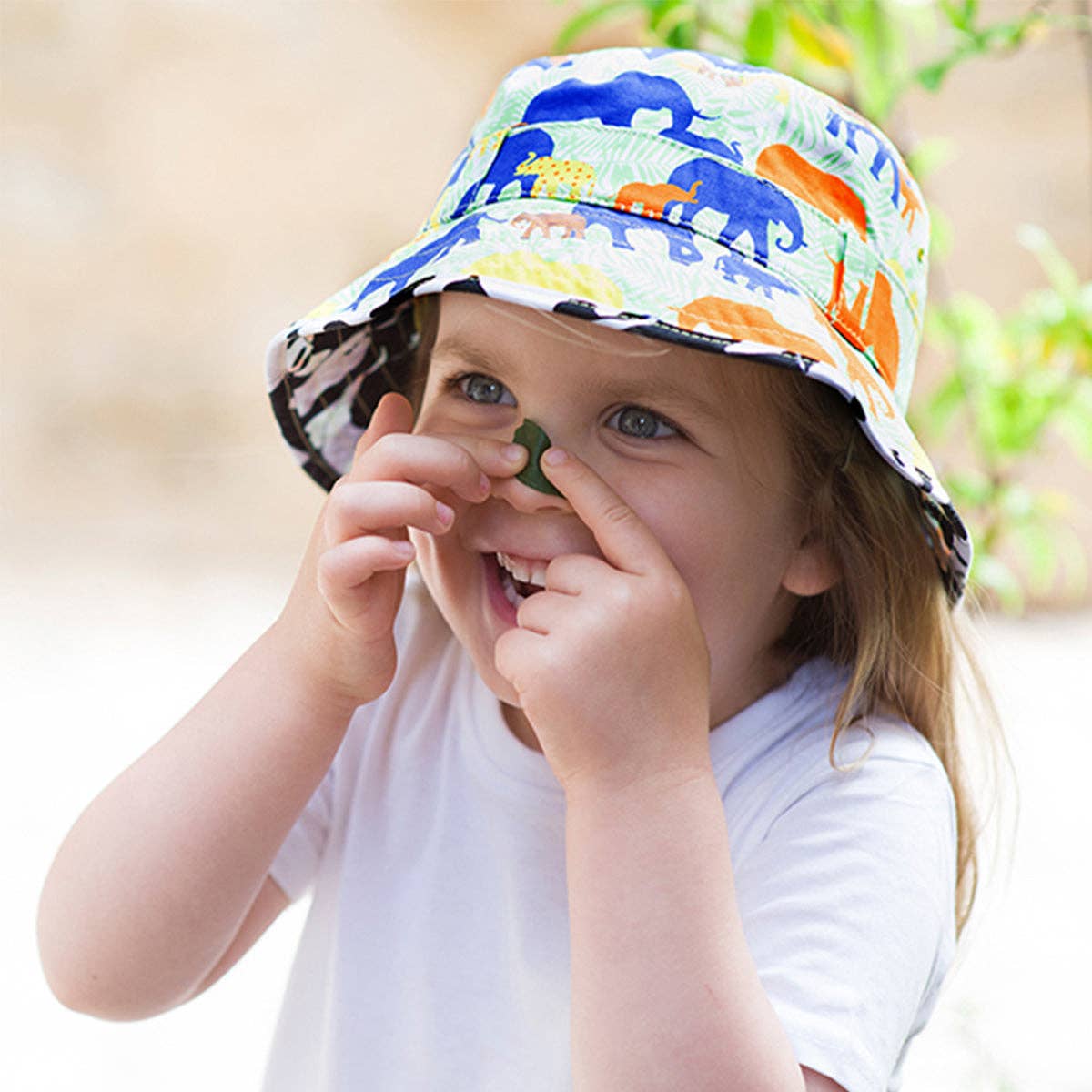 The Adventurer: Ele-folk  Children's Hat With Chin Strap