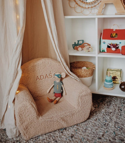 Personalised Boucle Toddler Armchair