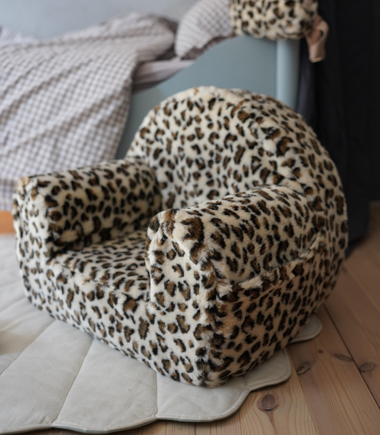 Personalised Leopard Print Toddler Armchair