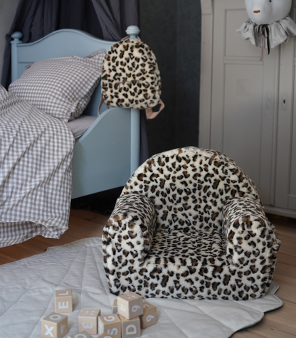 Personalised Leopard Print Toddler Armchair
