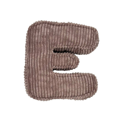 Corduroy Letter Cushion