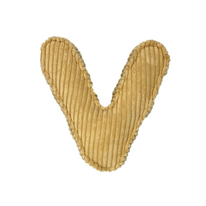 Corduroy Letter Cushion
