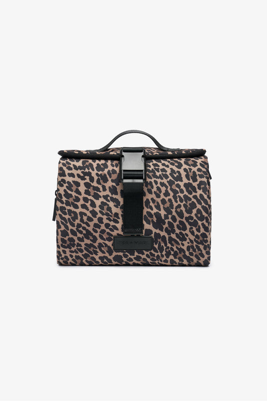 T+M Travel Roll Up Hanging Organiser Leopard Print