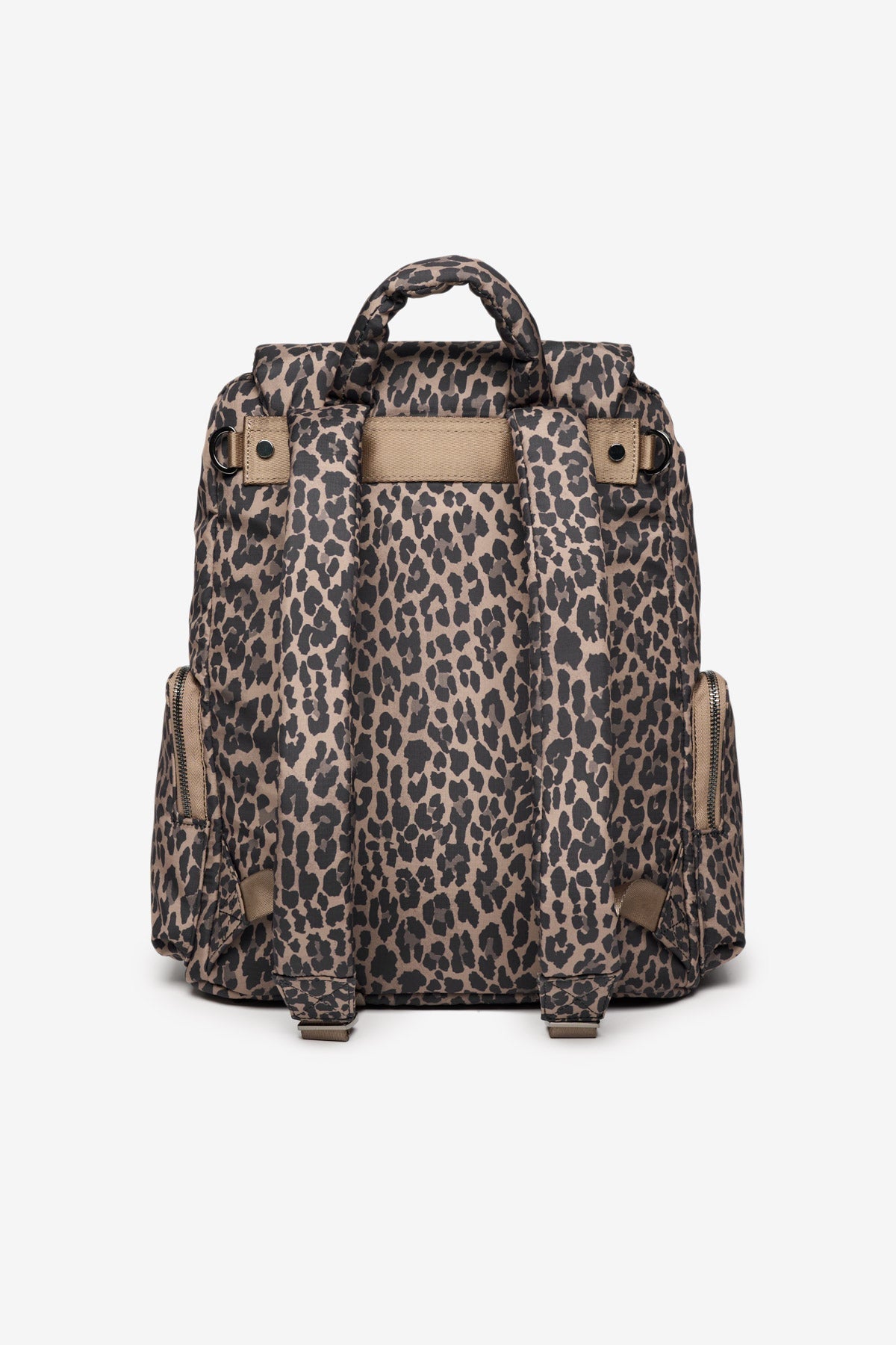 Alto Changing Backpack Brown Tonal Leopard - Edie And I