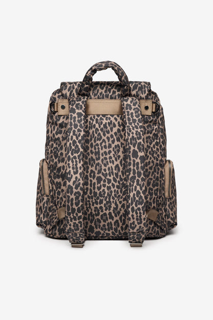 Alto Changing Backpack Brown Tonal Leopard - Edie And I
