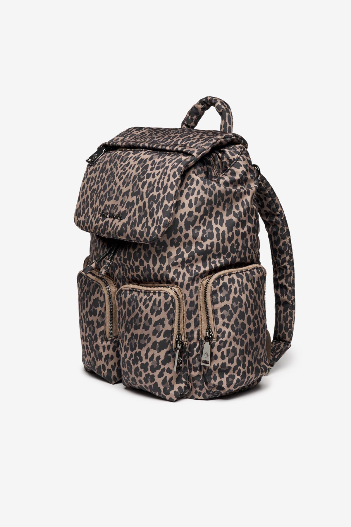Alto Changing Backpack Brown Tonal Leopard - Edie And I