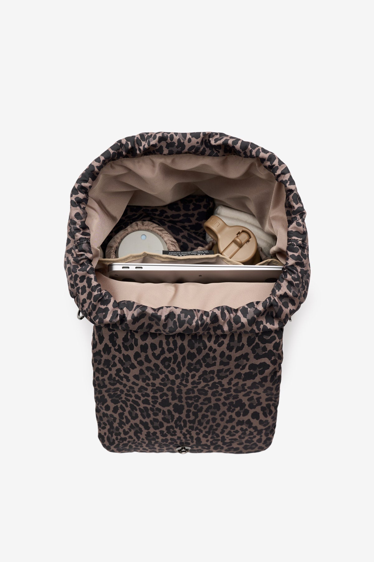 Alto Changing Backpack Brown Tonal Leopard - Edie And I