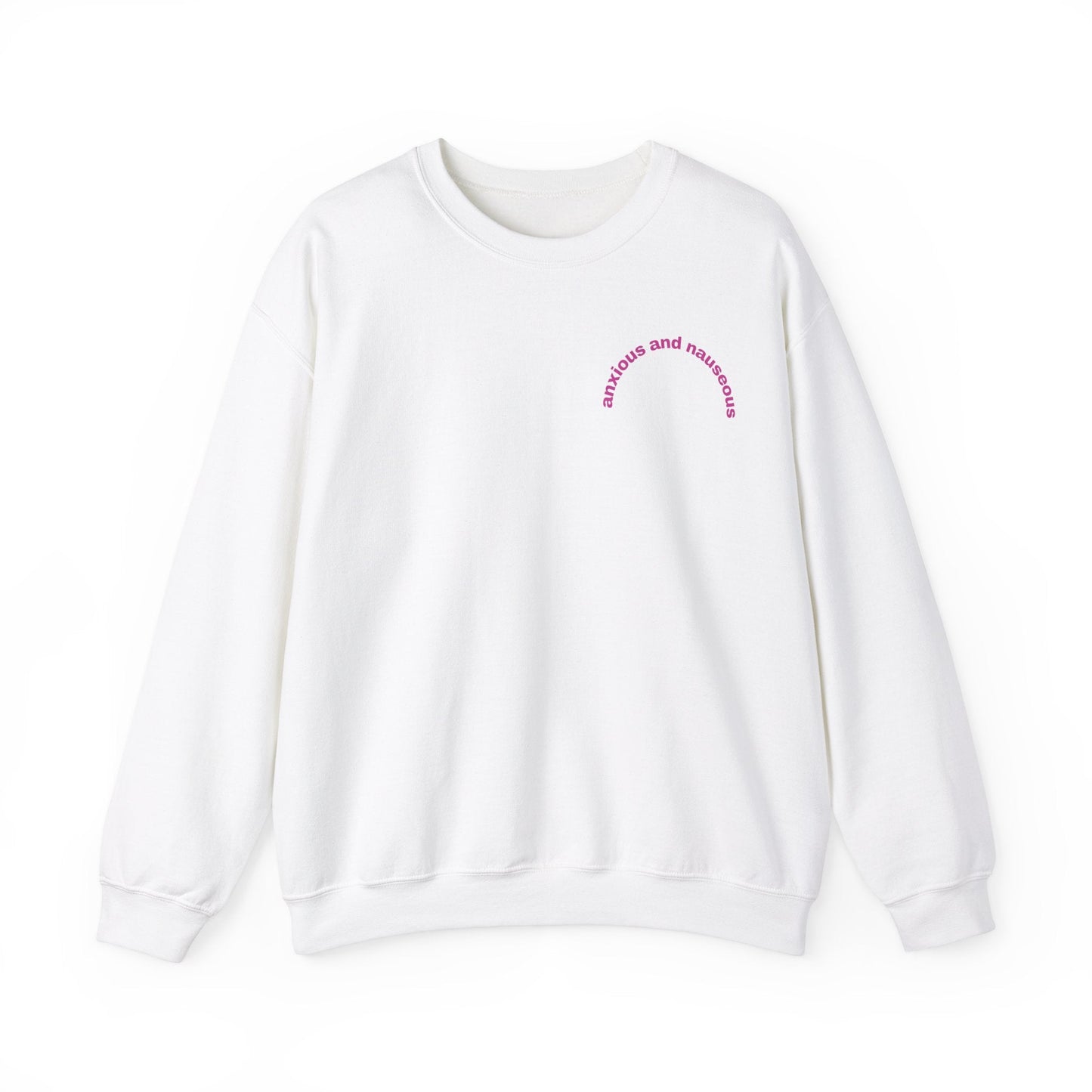 Anxious & Nauseous embroidered sweatshirt - Edie And I