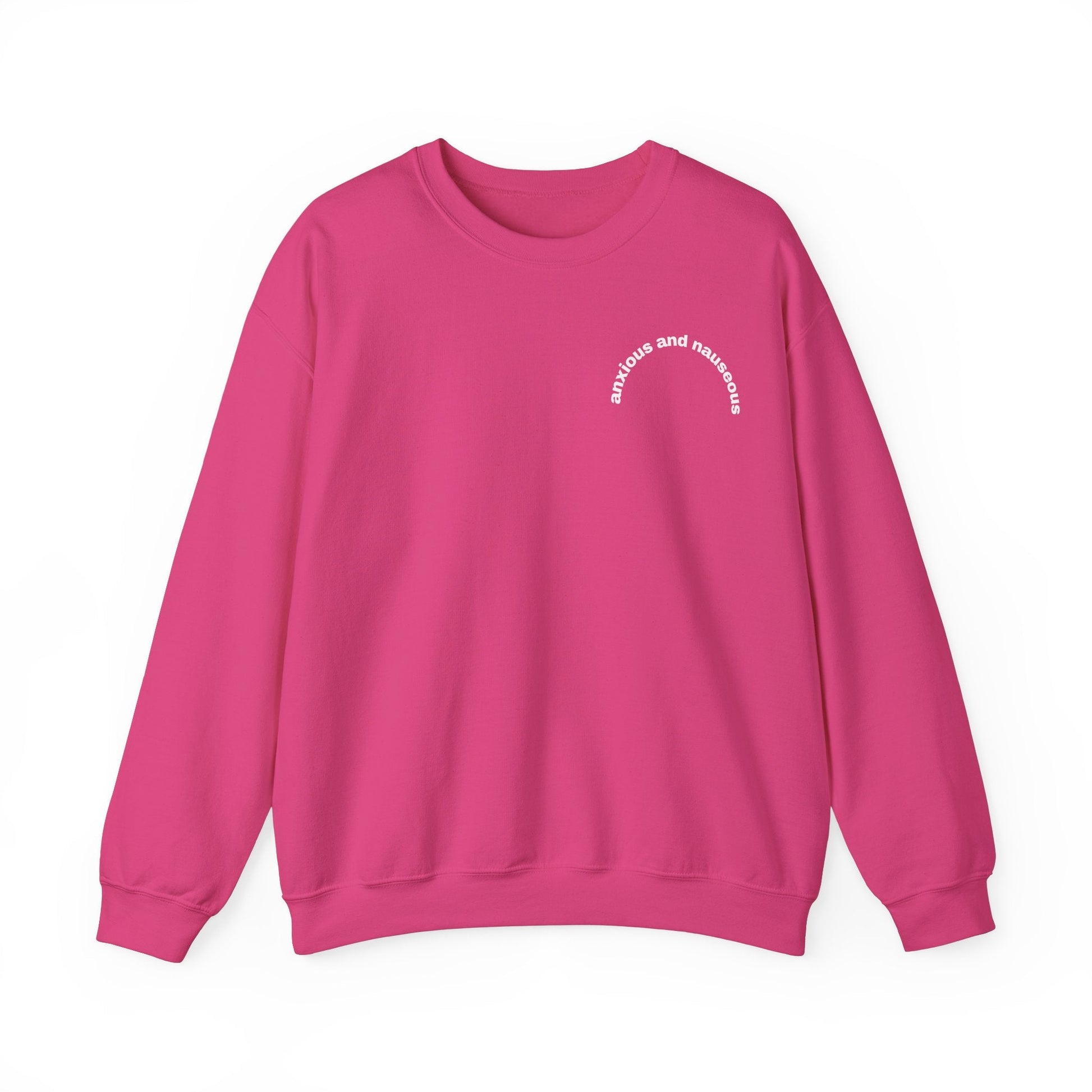 Anxious & Nauseous embroidered sweatshirt - Edie And I