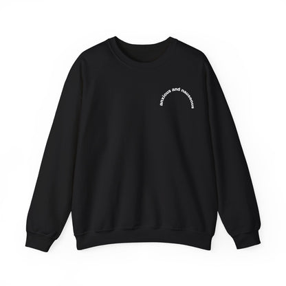 Anxious & Nauseous embroidered sweatshirt - Edie And I