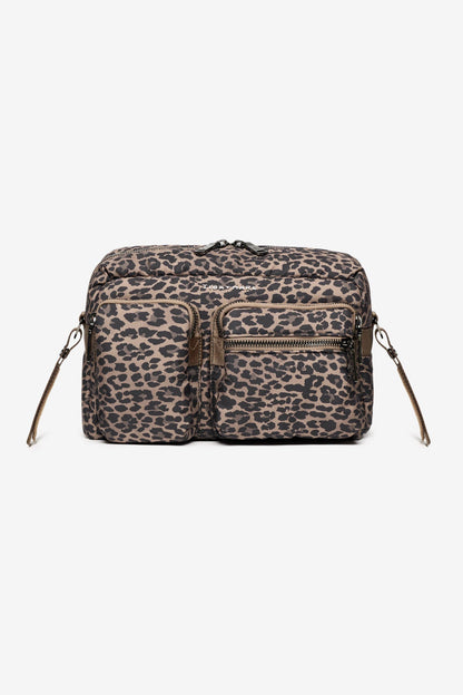 Axel Buggy Organiser / Changing Bag Brown Tonal Leopard - Edie And I