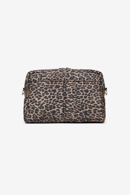 Axel Buggy Organiser / Changing Bag Brown Tonal Leopard - Edie And I