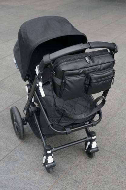 Axel Buggy Organiser / Changing Bag Matte Black - Edie And I