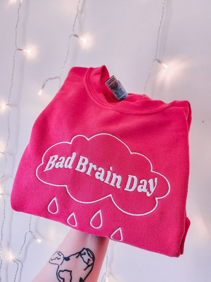 Bad Brain Day embroidered sweatshirt - Edie And I