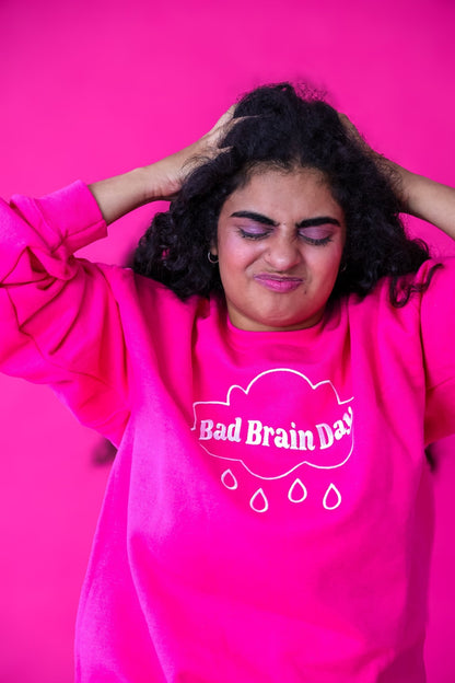 Bad Brain Day embroidered sweatshirt - Edie And I