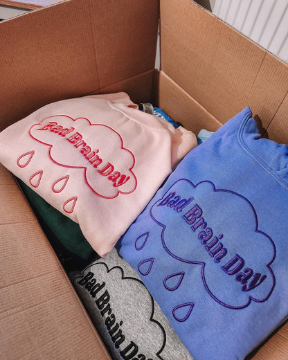 Bad Brain Day embroidered sweatshirt - Edie And I