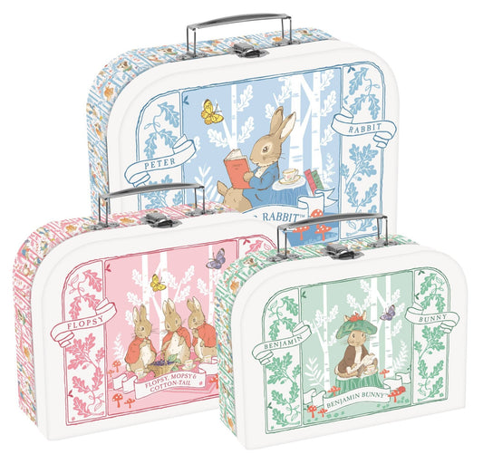 Beatrix Potter Children's Triple Carry Case Set - 3 Sizes - Edie And I