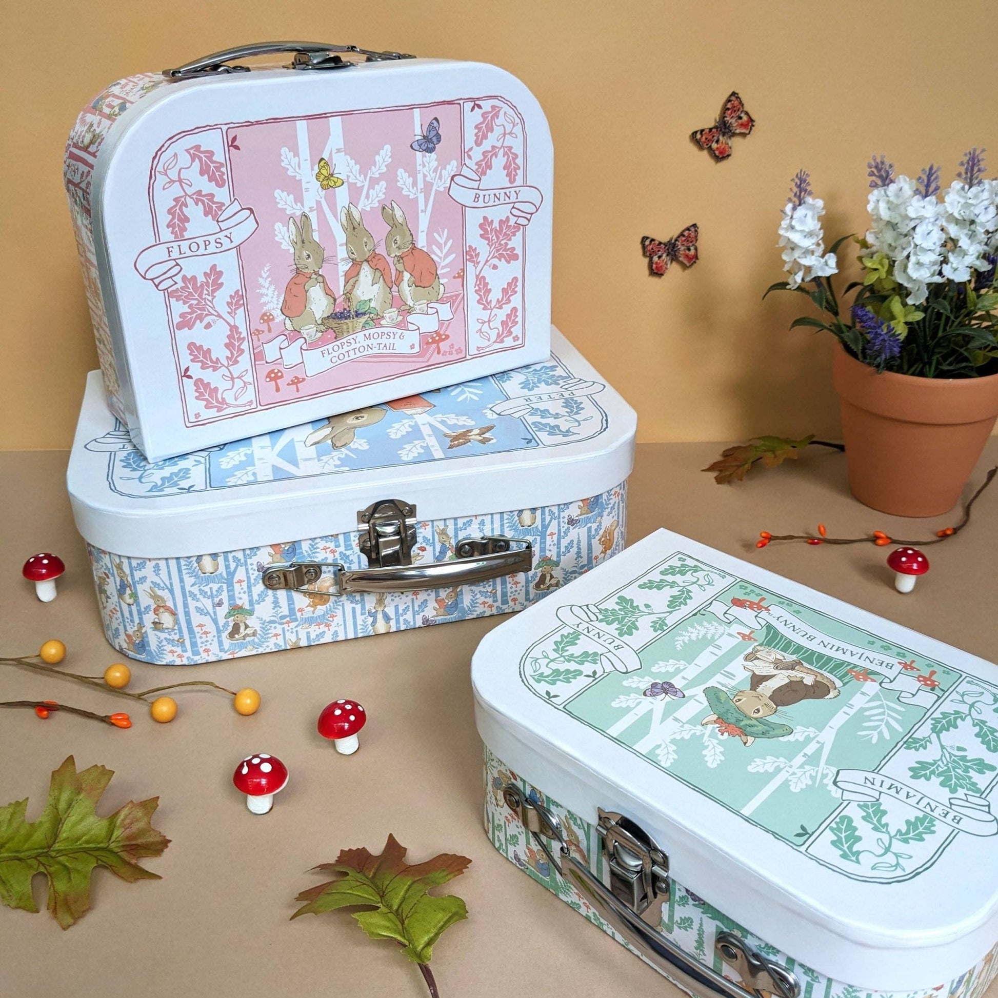 Beatrix Potter Children's Triple Carry Case Set - 3 Sizes - Edie And I