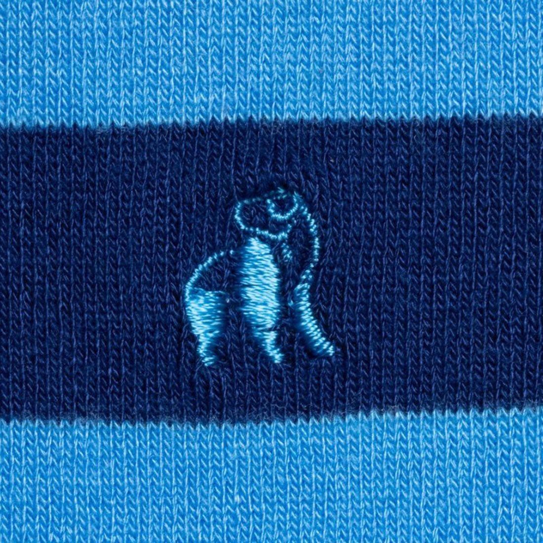 Blue Stripe Matching Bamboo Socks (Adult & Child) - Edie And I