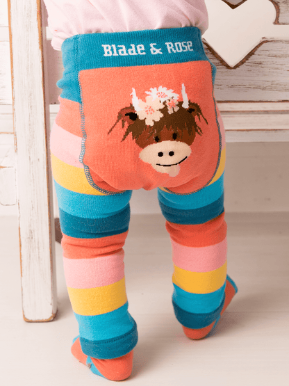 Bonnie Highland Cow Leggings - Edie And I