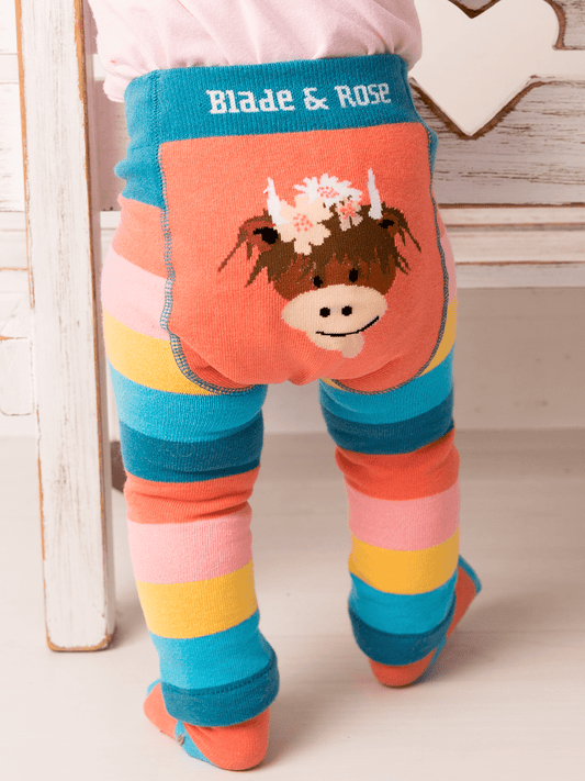 Bonnie Highland Cow Leggings - Edie And I