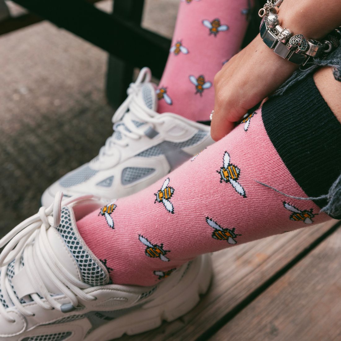 Bumblebee Matching Bamboo Socks (Adult & Child) - Edie And I