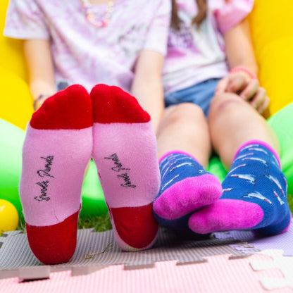 Children's Blue Stripe Bamboo Socks - Edie And I