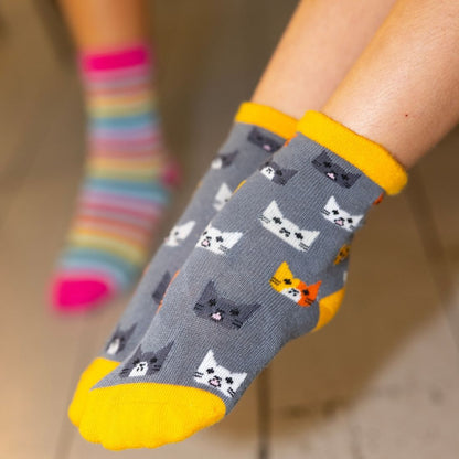 Children's Cat Bamboo Socks - Edie And I