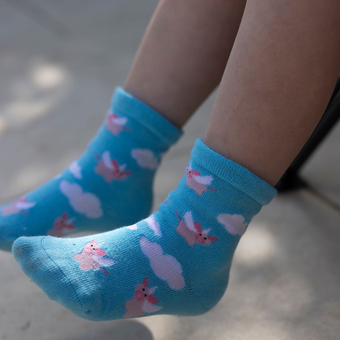 Children's Flying Pig Bamboo Socks - Edie And I