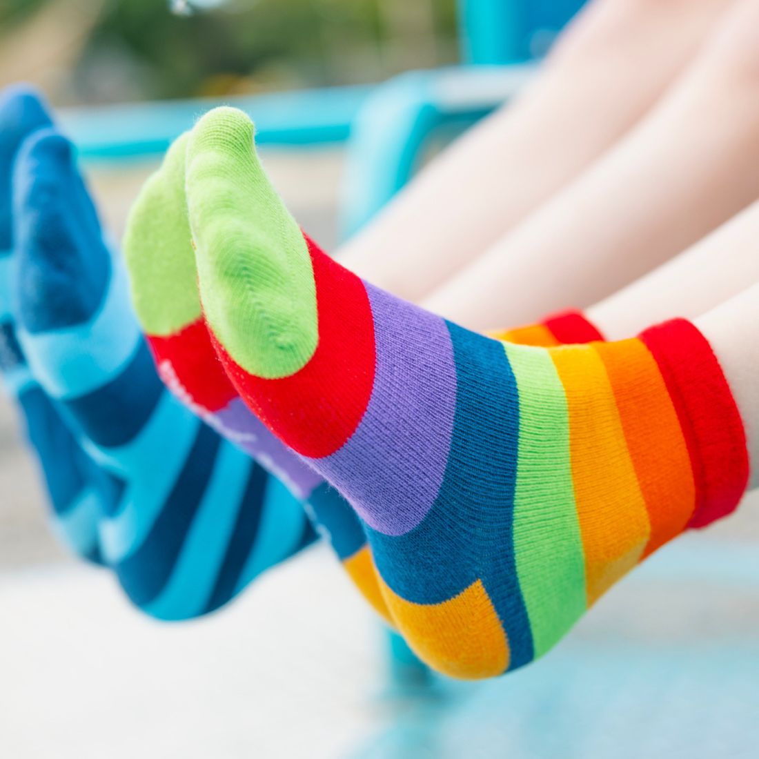Children's Rainbow Stripe Bamboo Socks - Edie And I