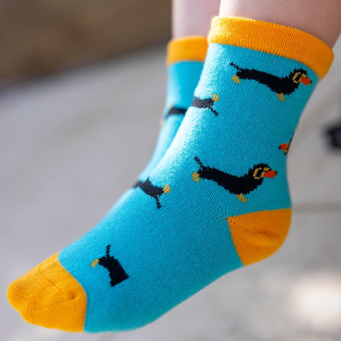 Children's Sausage Dog Bamboo Socks - Edie And I