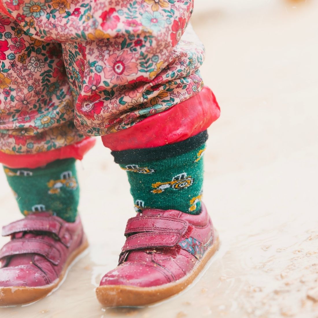Children's Tractor Bamboo Socks - Edie And I