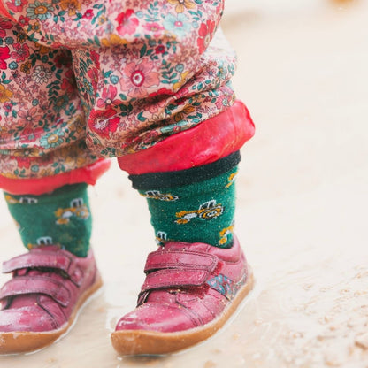 Children's Tractor Bamboo Socks - Edie And I