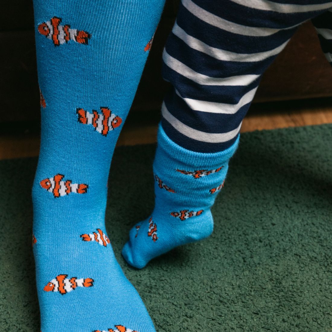 Clown Fish Matching Bamboo Socks (Adult & Child) - Edie And I