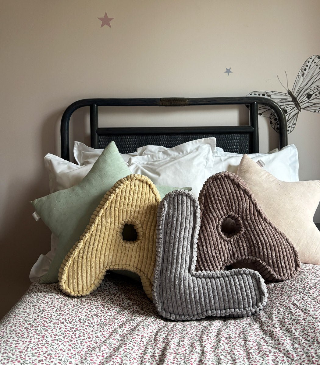 Corduroy Letter Cushion - Edie And I