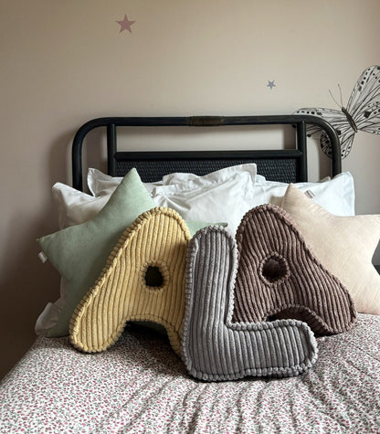 Corduroy Letter Cushion - Edie And I