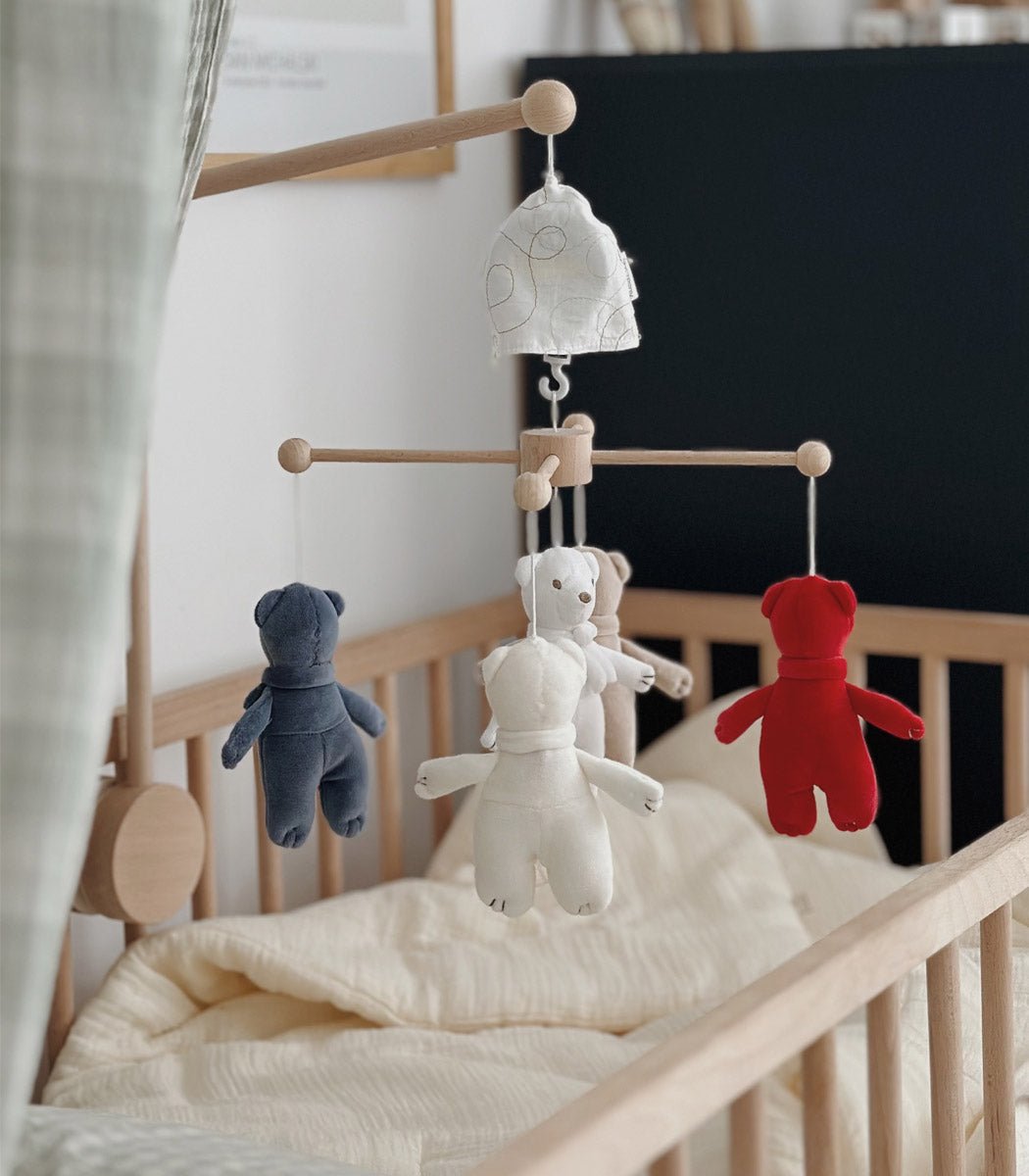 Cot 5 Teddy Bear Music Mobile - Edie And I