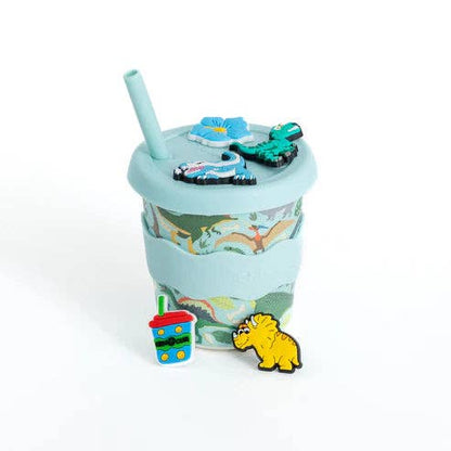 Dino Chino Charm Cup 8oz (STRAW INCLUDED) - Edie And I