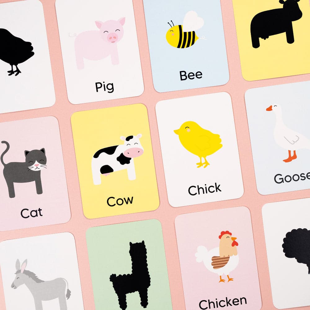 First Farm Animal Flash Cards - Edie And I
