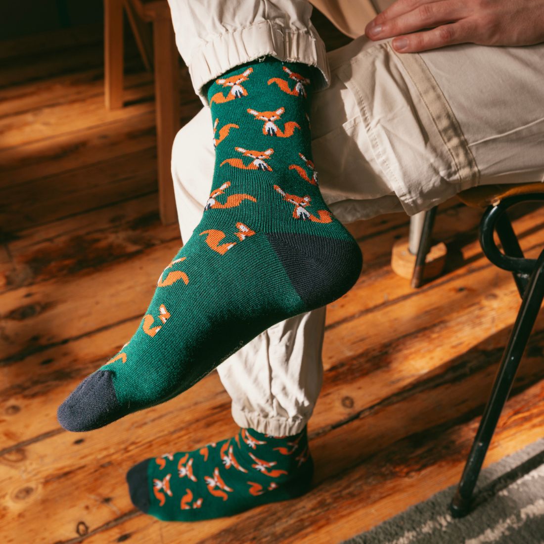 Fox Matching Bamboo Socks (Adult & Child) - Edie And I