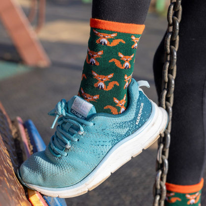 Fox Matching Bamboo Socks (Adult & Child) - Edie And I