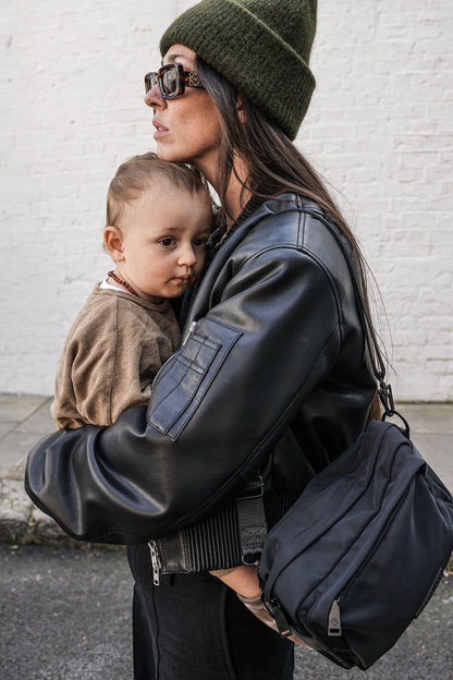 Hiro Buggy Organiser / Changing Bag Black - Edie And I